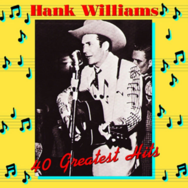 Product Image : This LP Vinyl is brand new.<br>Format: LP Vinyl<br>Music Style: Country<br>This item's title is: 40 Greatest Hits (180G)<br>Artist: Hank Williams<br>Label: Music On Vinyl<br>Barcode: 600753463291<br>Release Date: 3/17/2014