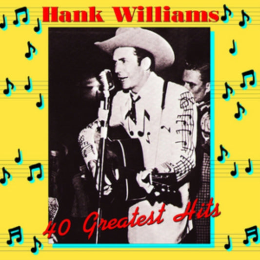Product Image : This LP Vinyl is brand new.<br>Format: LP Vinyl<br>Music Style: Country<br>This item's title is: 40 Greatest Hits (180G)<br>Artist: Hank Williams<br>Label: Music On Vinyl<br>Barcode: 600753463291<br>Release Date: 3/17/2014