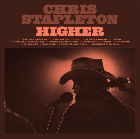 Product Image : This LP Vinyl is brand new.<br>Format: LP Vinyl<br>Music Style: Country<br>This item's title is: Higher (2LP/180G)<br>Artist: Chris Stapleton<br>Label: Mercury<br>Barcode: 602455073228<br>Release Date: 11/10/2023