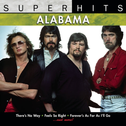 This CD is brand new.Format: CDMusic Style: CountryThis item's title is: Super HitsArtist: AlabamaBarcode: 886971271829Release Date: 12/26/2006